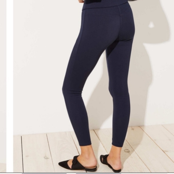 Loft Nwt Dark Navy Ponte Pant Legging 